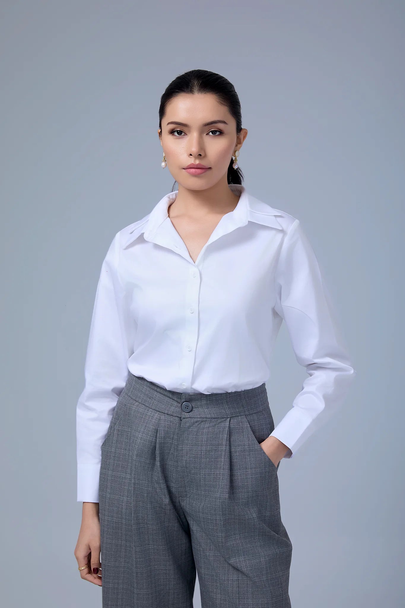 Sirène- Double collar shirt