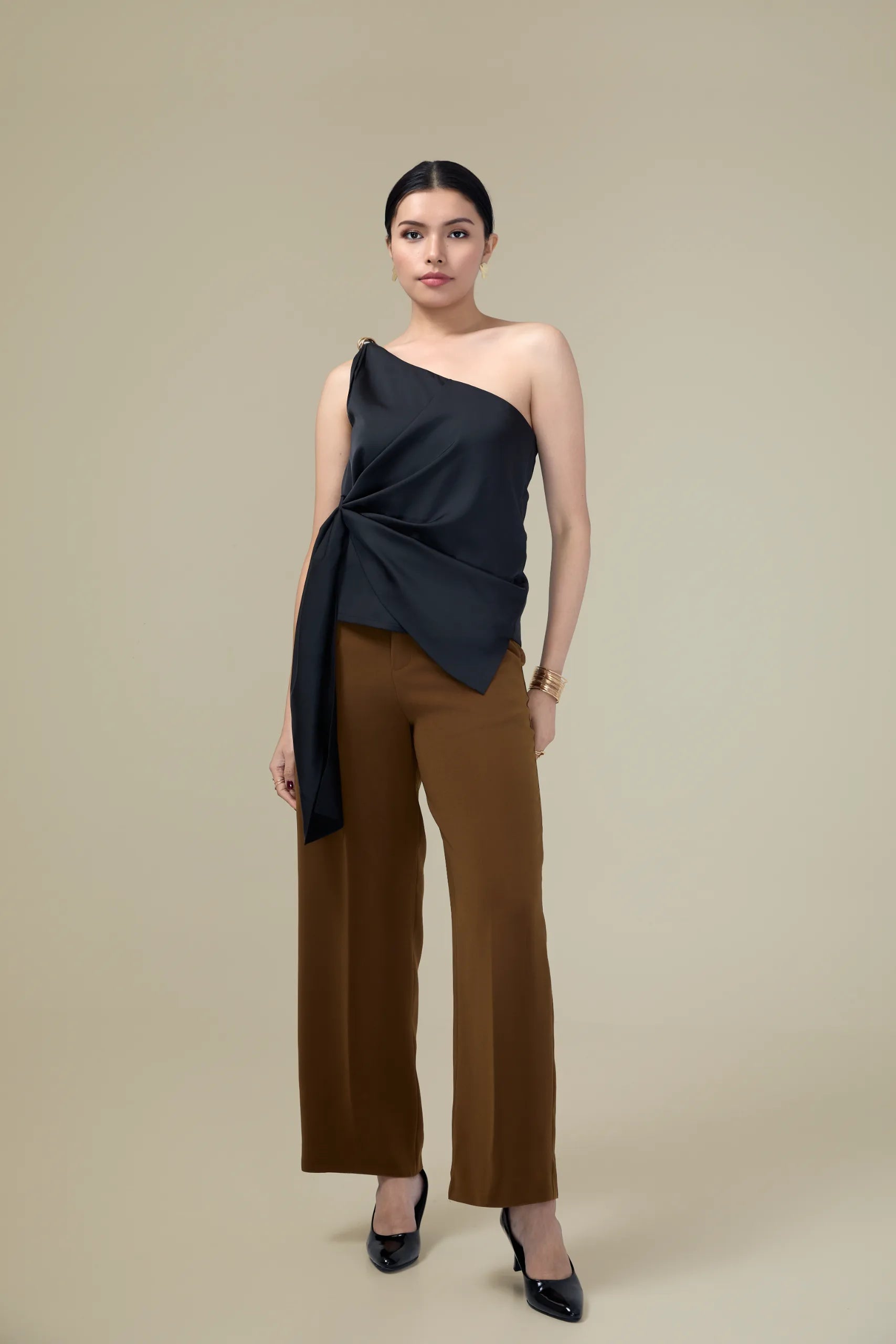 Tempesté- asymmetric one-shoulder top