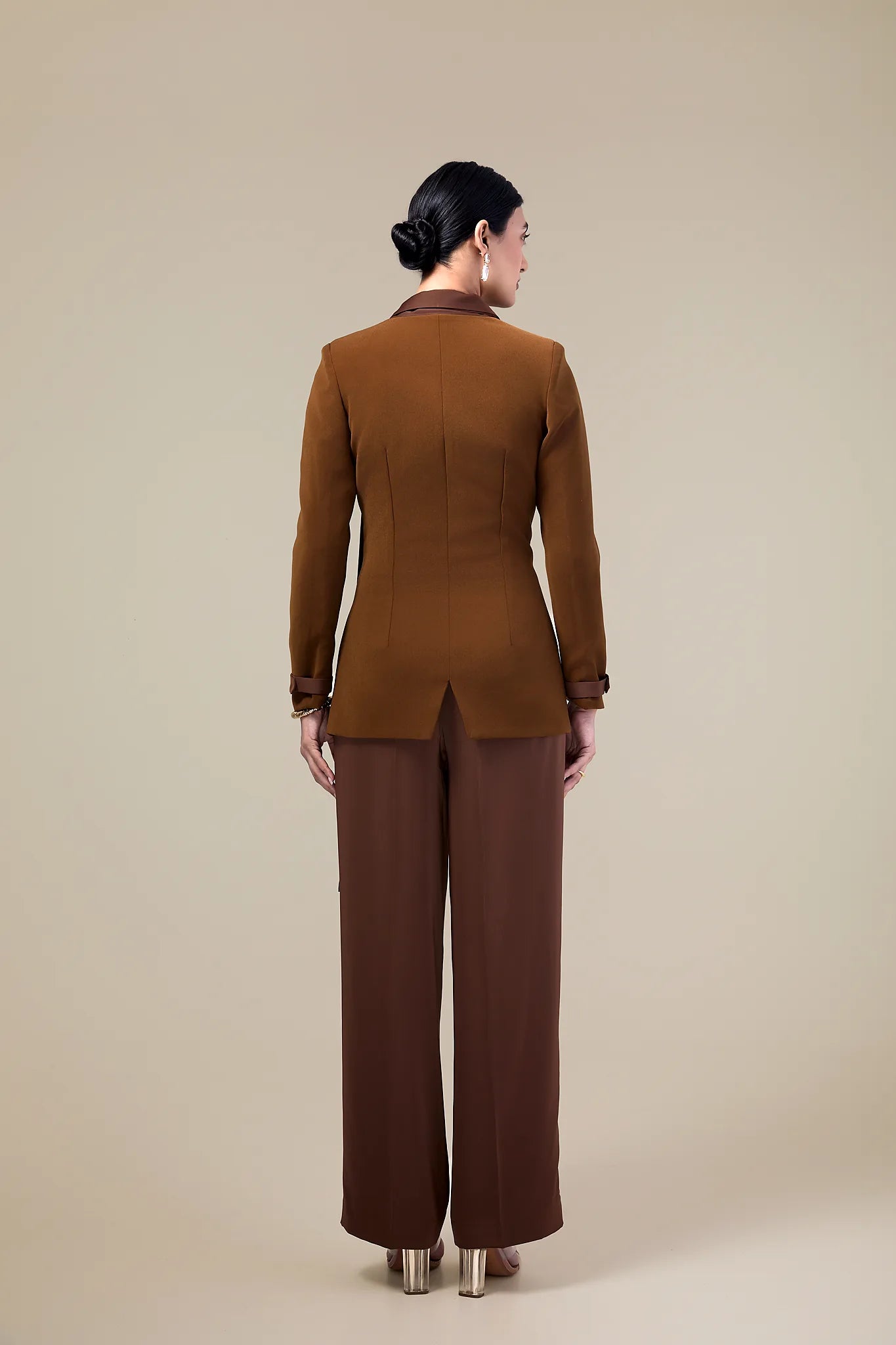 Échelon-blazer with Drape