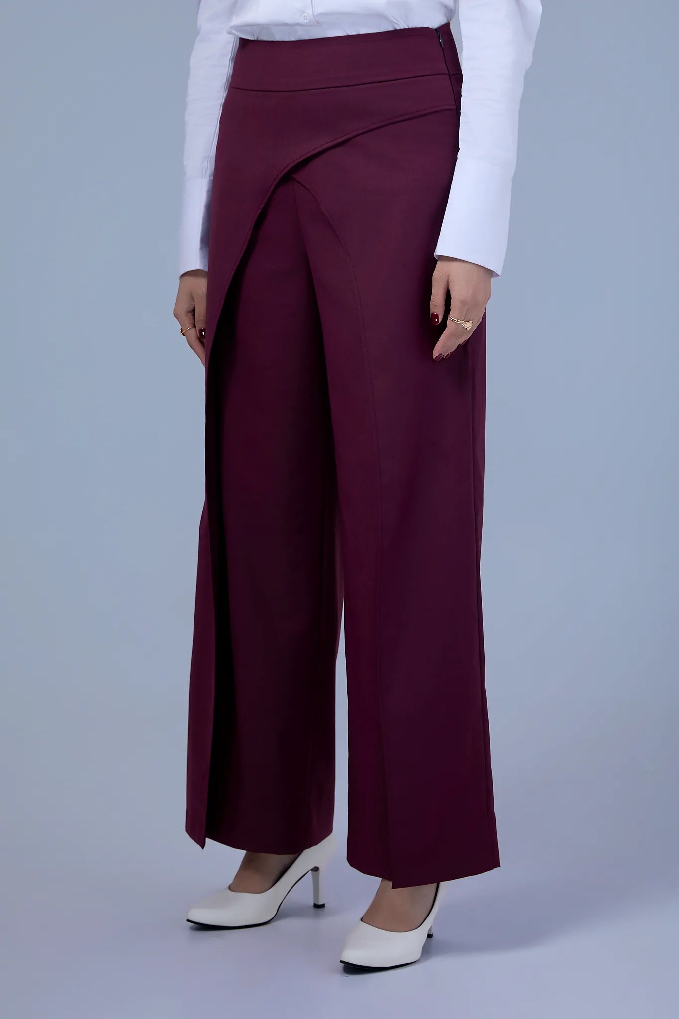 Morayne-high-waisted, wide-leg pants