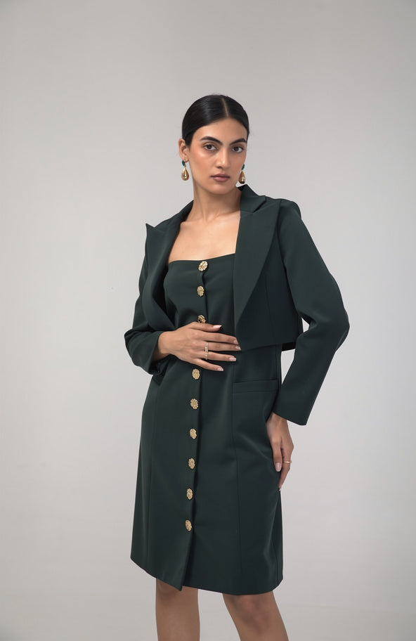 Émeraude- Blazer Dress Set