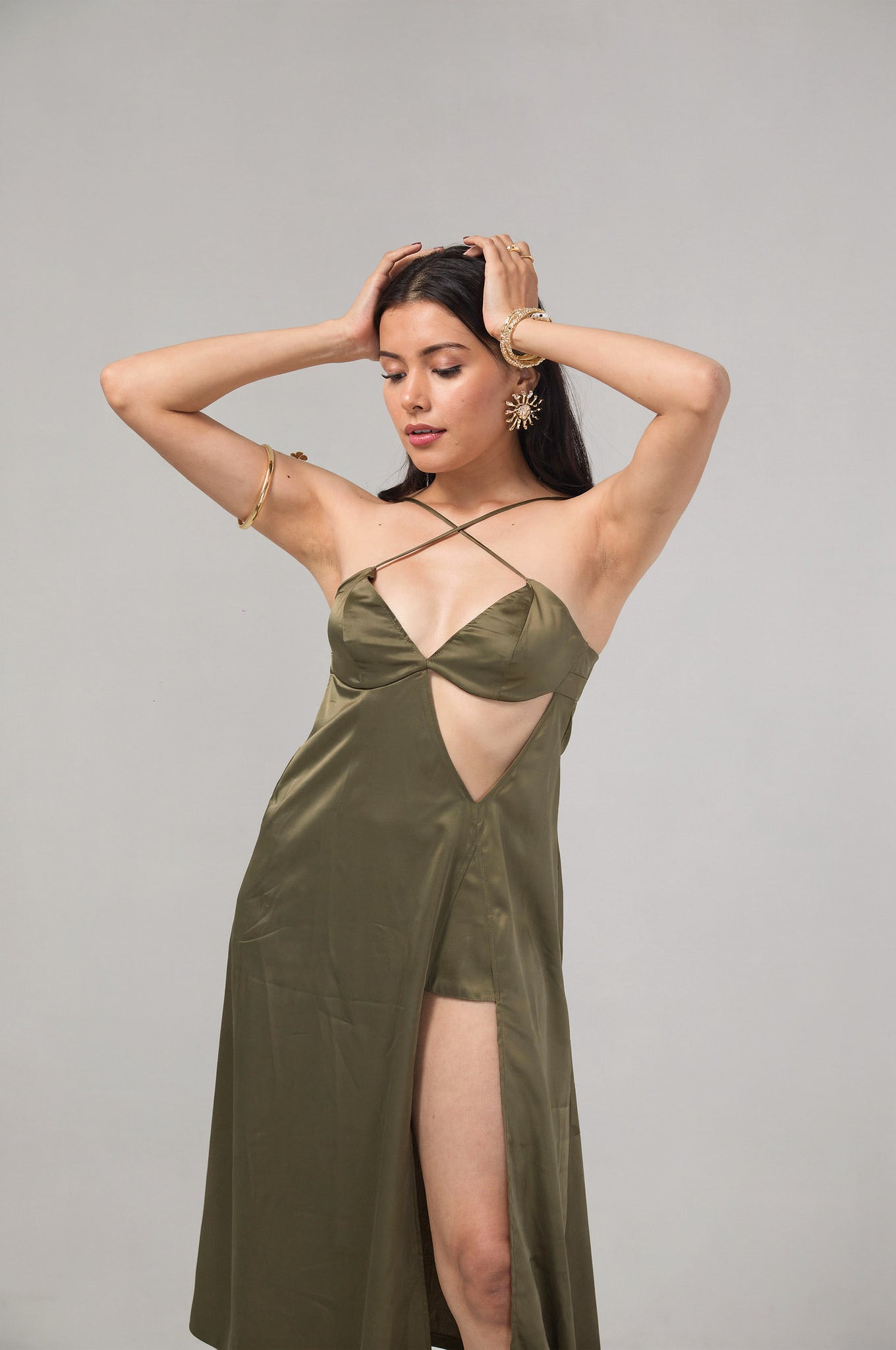 Olivière - cut-out Gown
