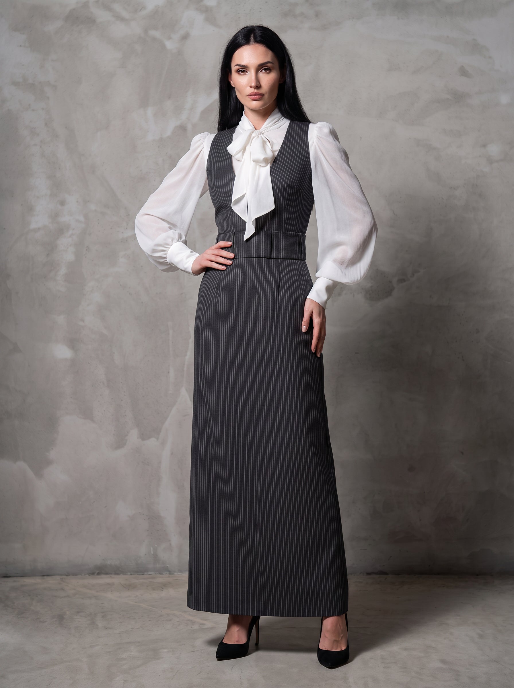 Le Marais-2-Piece Pinstripe Co-Ord Set