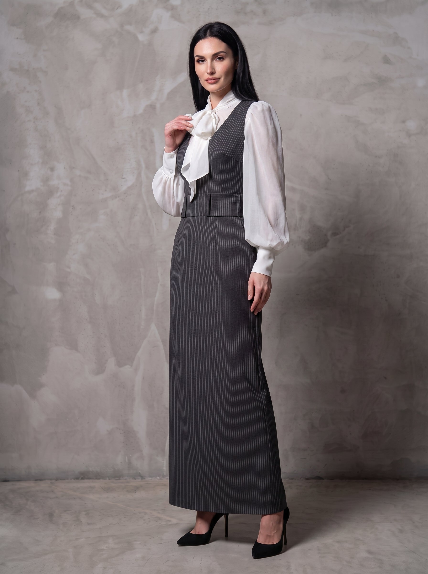 Le Marais-2-Piece Pinstripe Co-Ord Set