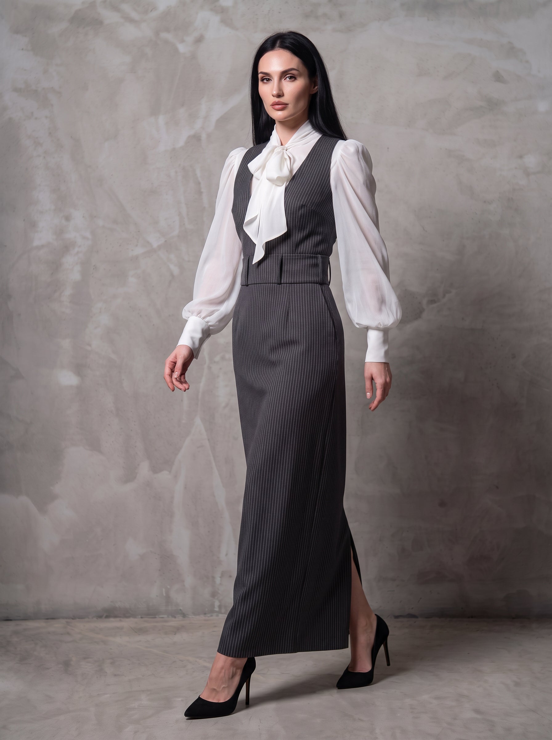 Le Marais-2-Piece Pinstripe Co-Ord Set