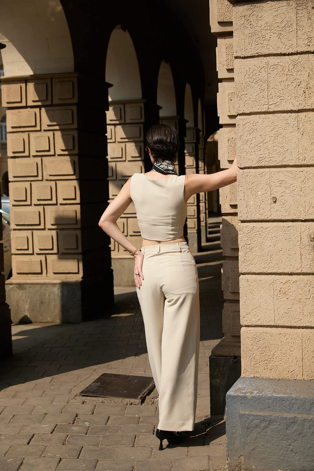 vogueira-High-waist wide-leg