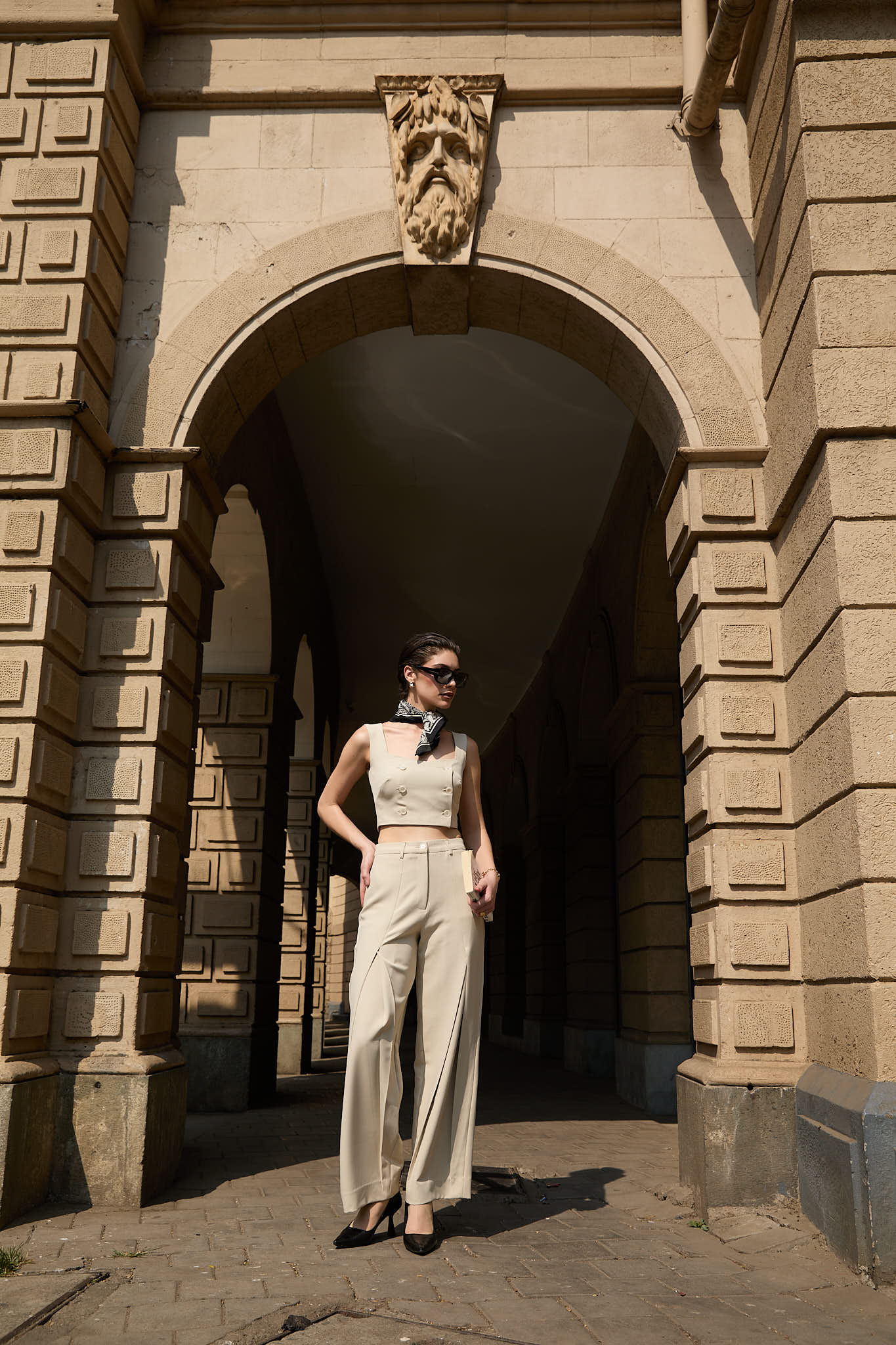 vogueira-double-breasted waistcoat