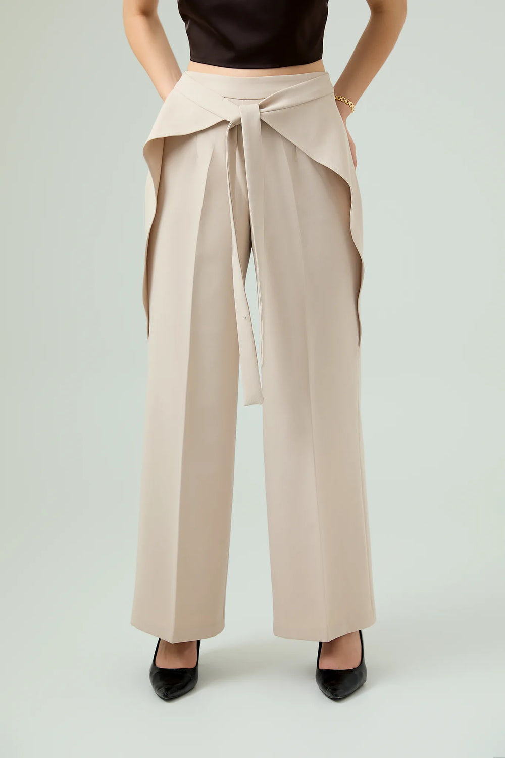 Léva - wrap-wide pants