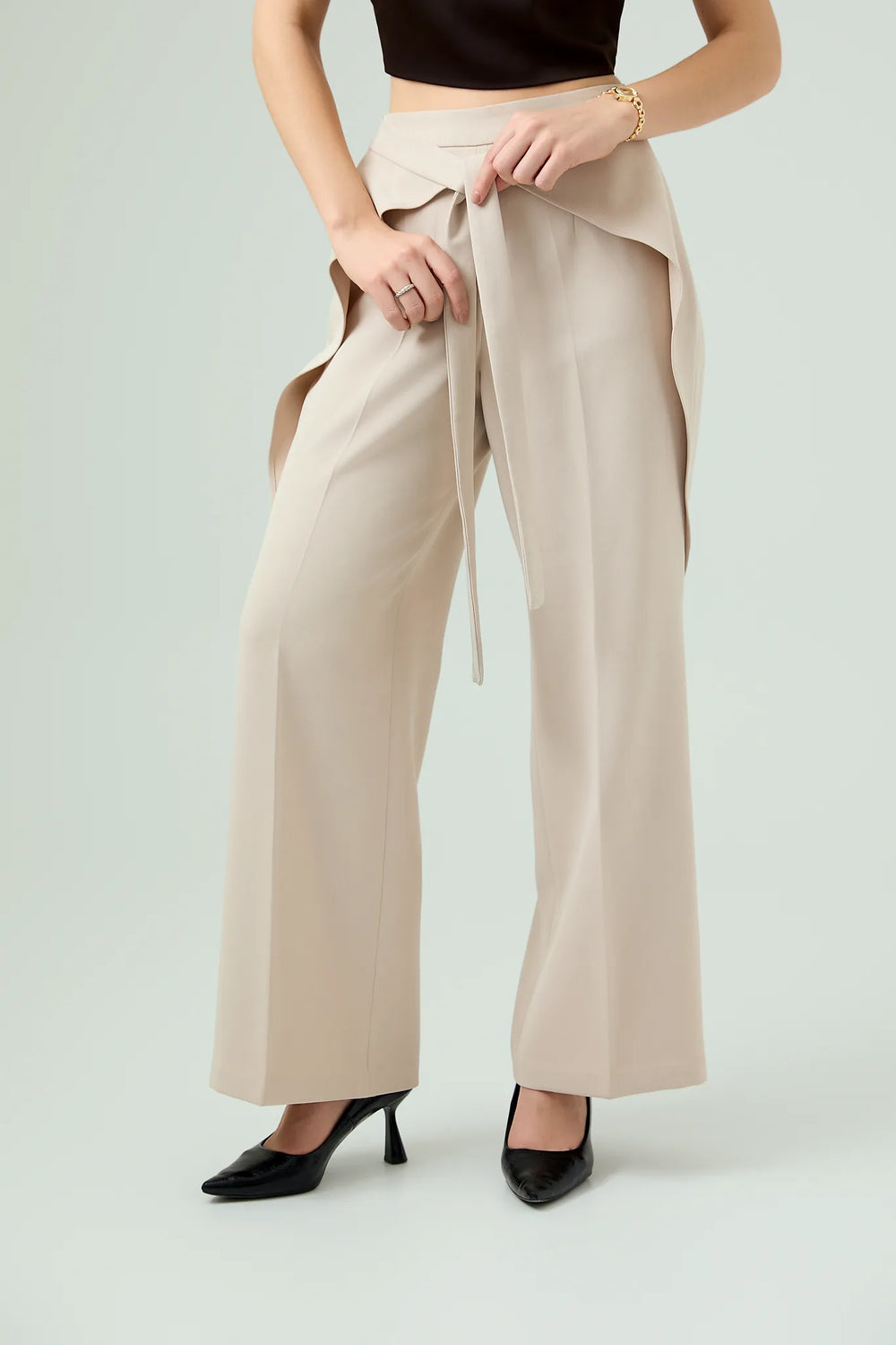 Léva - wrap-wide pants