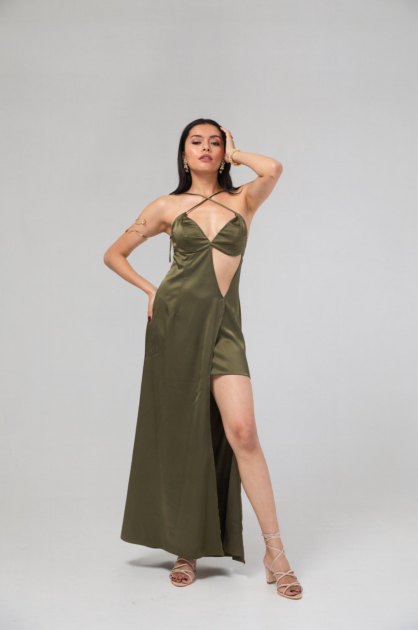 Olivière - cut-out Gown