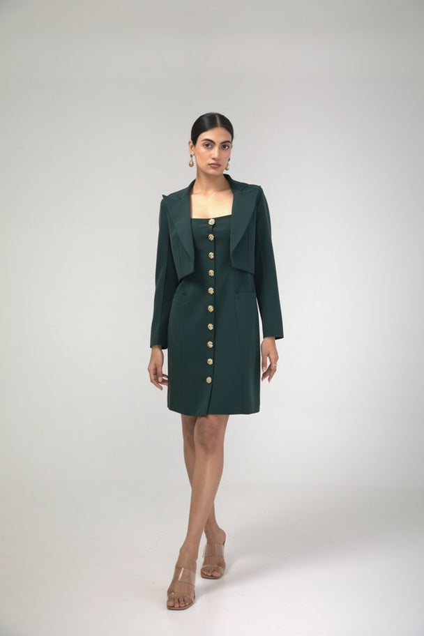 Émeraude- Blazer Dress Set