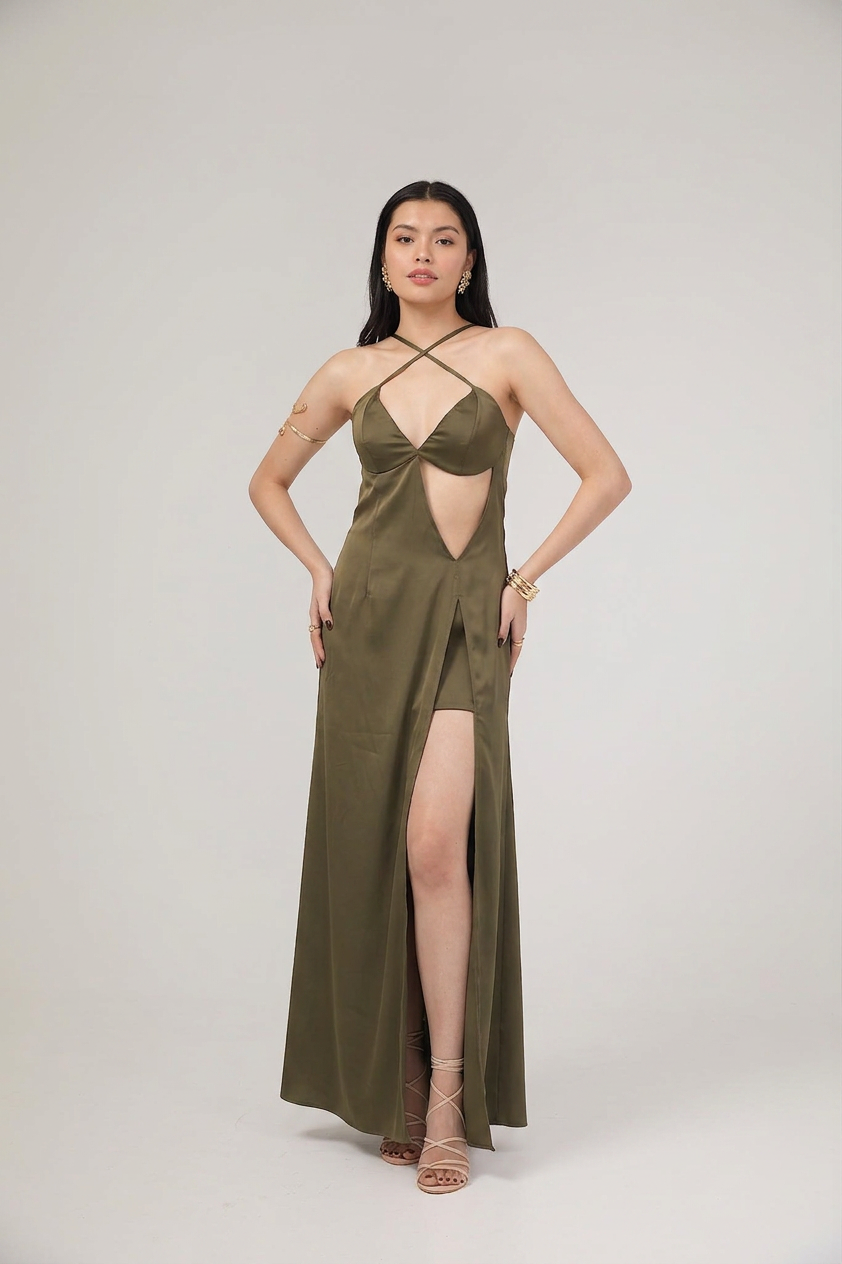 Olivière - cut-out Gown