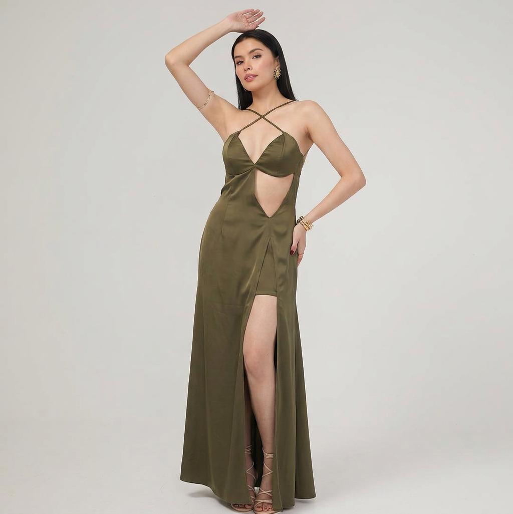Olivière - cut-out Gown